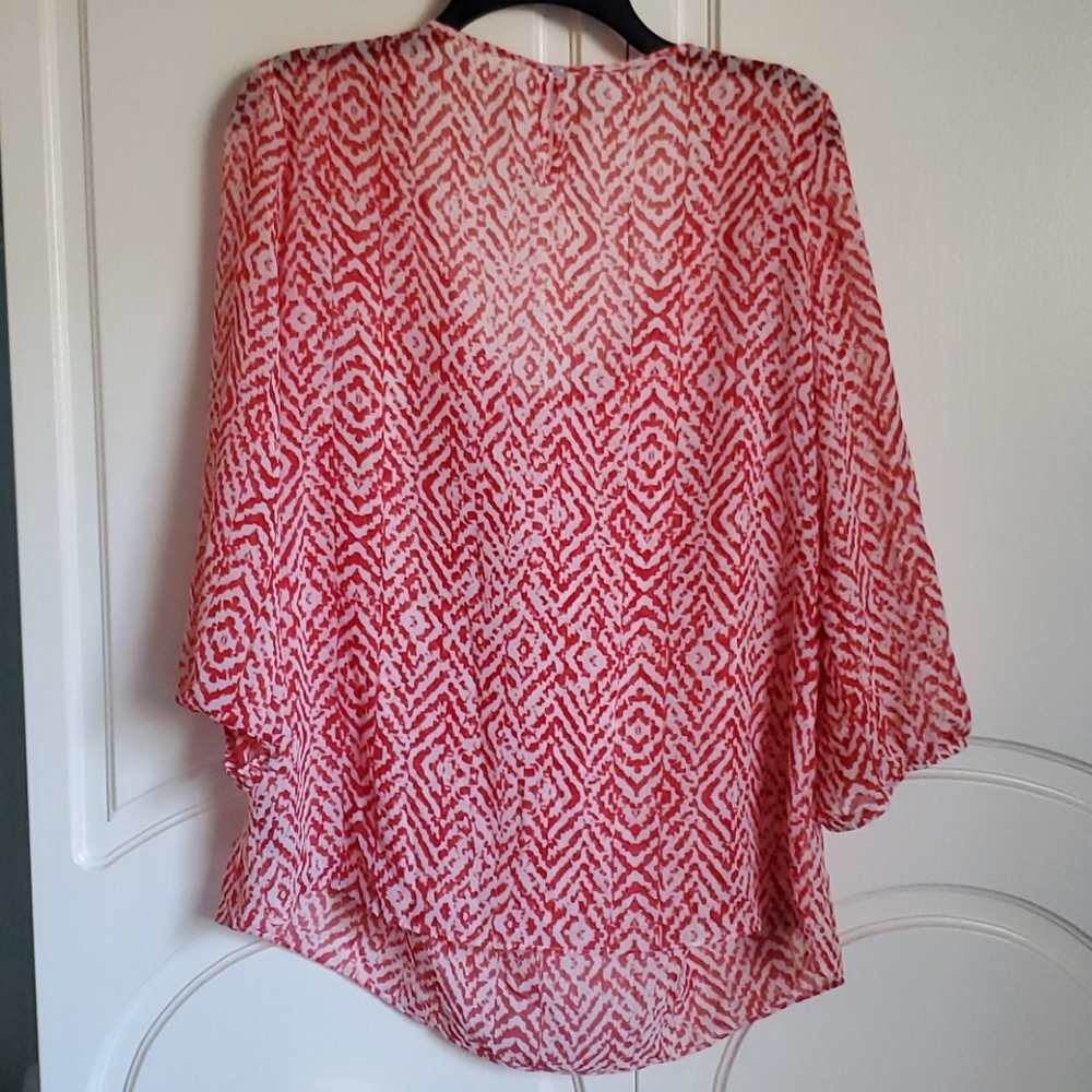 Patterned Fall blouse - Picture 3 of 3